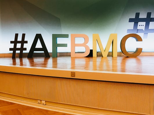 #AFBMC Logo Aufsteller